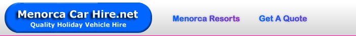 car rental in menorca